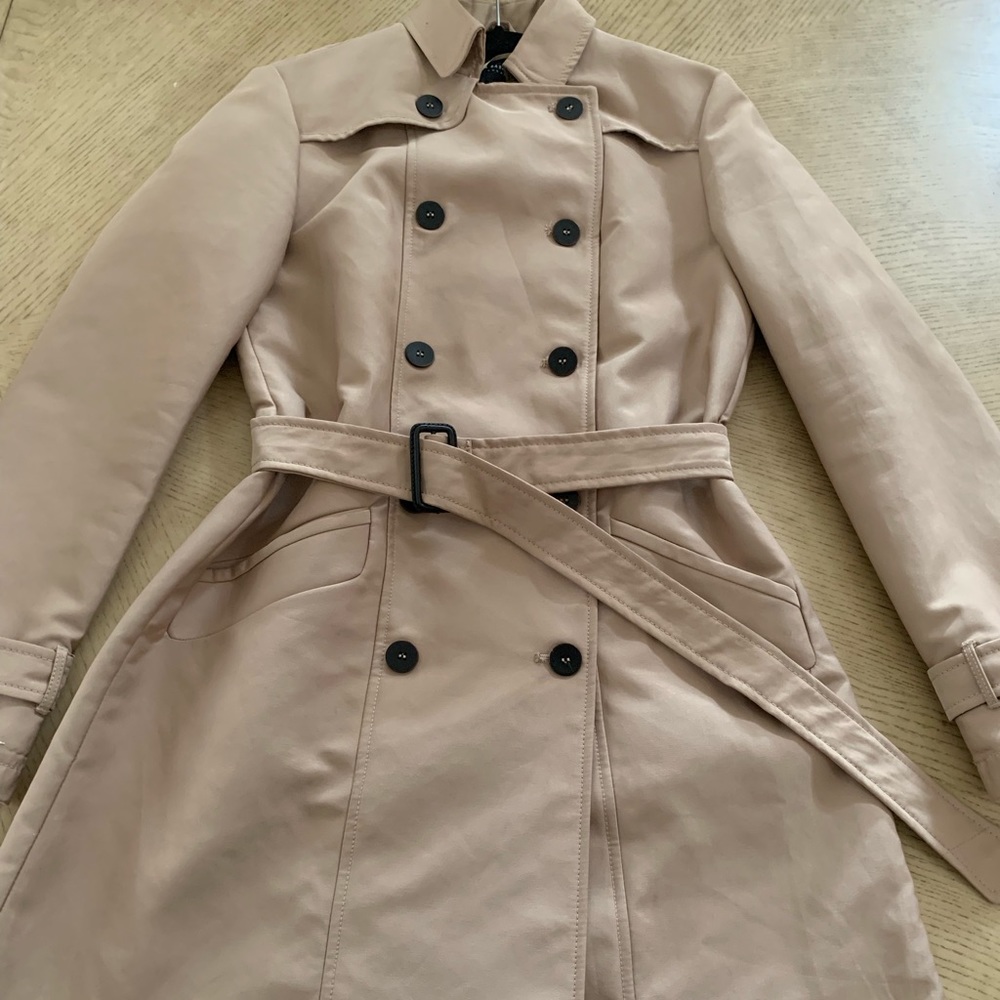 Zara trench coat. Tan colour.